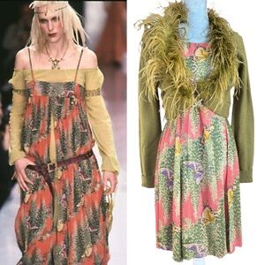 Vintage Betsey Johnson Fall 1997 Dress sz Large